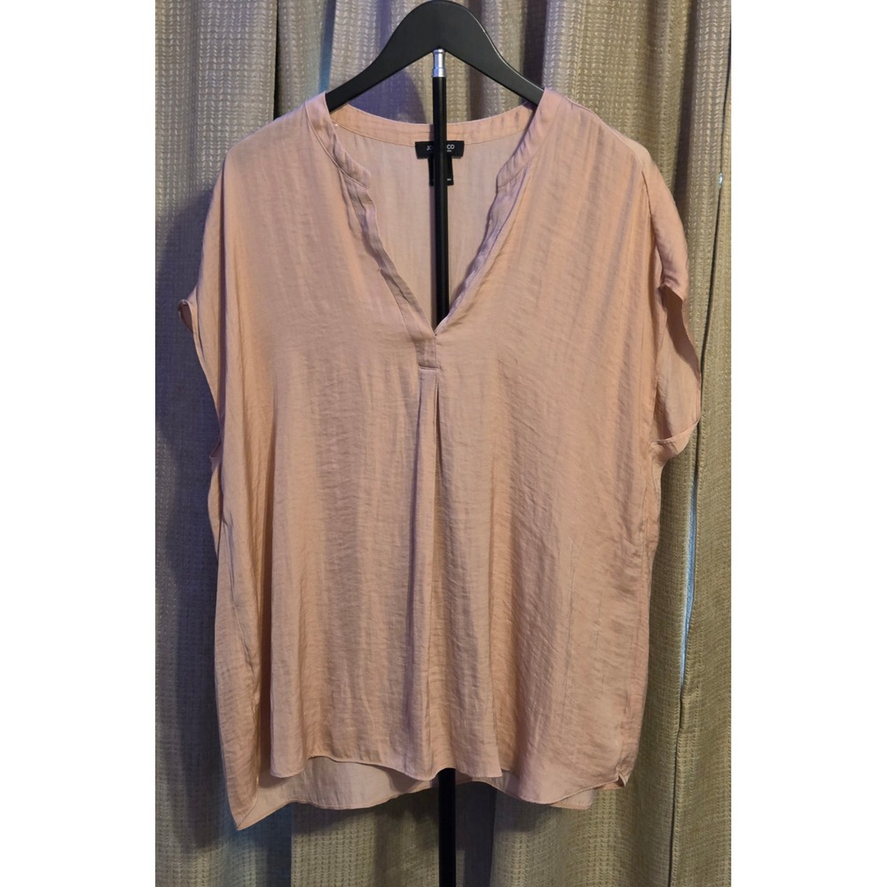 Jones & Co.‎ Sleeveless V-Neck Blouse Women's Size 1X Pink